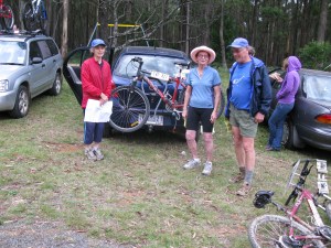 joyce-with-broken-bike-ron-and-helen